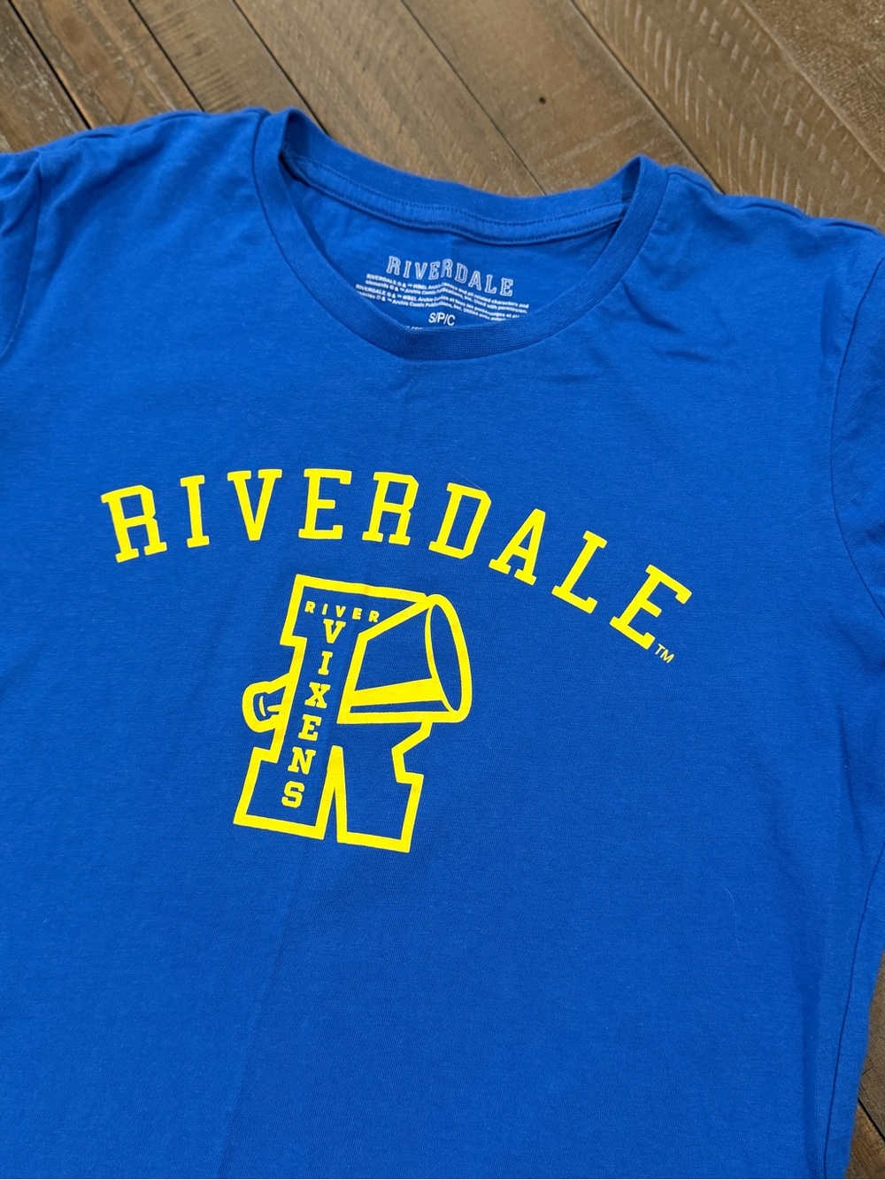 Riverdale Royal Blue Short Sleeve Tee with Yellow Graphic